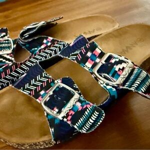 Aztec Print Women's Sandals